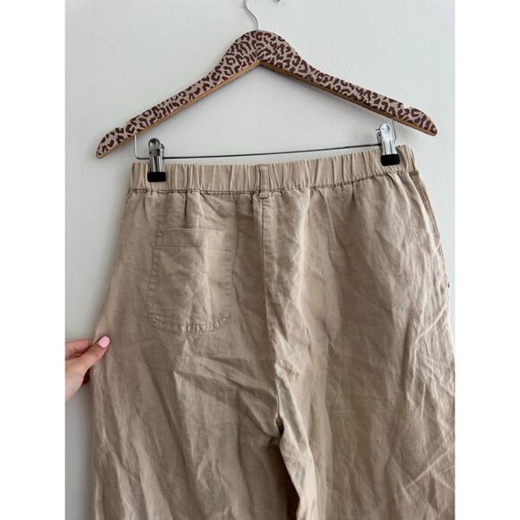 QUINCE NWT 100% European Linen Pants in Driftwood Tan Size Small - Picture 6 of 7